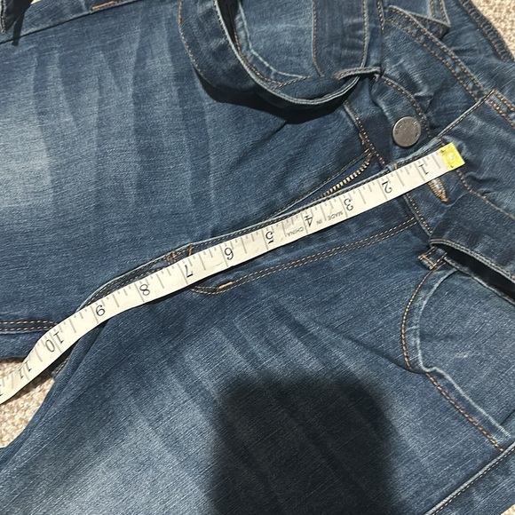 Tie waist paper bag skinny jean - Picture 2 of 5